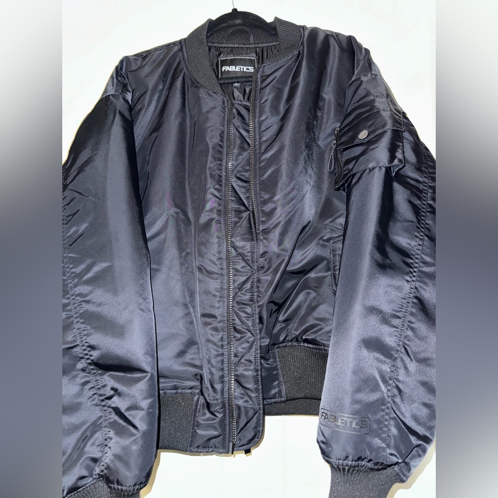 NWT Fabletics puffy bomber jacket